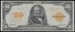 London Coins : A191 : Lot 269 : USA 50 Dollars in Gold Coin series of 1913 Ulysses Grant at centre grey and orange on white signed T...