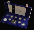 London Coins : A191 : Lot 409 : Proof Set 2000 Millennium Silver Collection the 13-coin set with Maundy Money S.PSS08, nFDC to FDC, ...