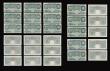 London Coins : A191 : Lot 53 : One Pound green Britannia Peppiatt B238 1934 (7) these generally VF or better, Beale prefix E75J AU ...