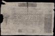 London Coins : A191 : Lot 6 : Bank of England promise to pay Mr Hase ONE POUND black on white and uniface presumed an early proof ...