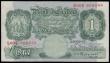 London Coins : A191 : Lot 73 : One Pound Peppiatt B261 issued 1948 last run replacement S09S 906244, bold and collectable Fine or b...