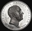 London Coins : A191 : Lot 769 : Accession of William IV 1830 White Metal 47mm bare hear right facing bust, reverse ASCENDED THE BRIT...
