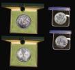 London Coins : A191 : Lot 838 : Silver Medals 1960 Trustee Savings Bank 34mm (18 grams),1966 World Cup 52mm (76 grams), 1968 Apollo ...
