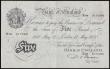 London Coins : A191 : Lot 87 : Five Pounds Beale white B270 dated 12th May 1950 R49 017586, VF