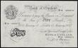 London Coins : A191 : Lot 89 : Five Pounds Beale white B270 dated 15 January 1952 prefix W76, EF with three small brown spots