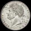 London Coins : A192 : Lot 1185 : Halfcrown 1820 George IV ESC 628, Bull 2357 EF the obverse with some contact marks and hairlines