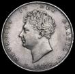 London Coins : A192 : Lot 1189 : Halfcrown 1828 ESC 648, Bull 2377 VF/GVF with the odd tiny rim nick, Rare the key date in the series