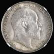 London Coins : A192 : Lot 1235 : Halfcrown 1906 ESC 751, Bull 3572 UNC and lustrous with gold and olive toning, a most attractive exa...