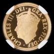 London Coins : A192 : Lot 1501 : Quarter Sovereign 2023 Coronation of King Charles III Gold Proof in a NGC holder and graded PF70 Ult...