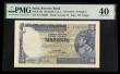 London Coins : A192 : Lot 167 : India 10 Rupees George VI issue signed Taylor (1937) Pick 19a Extremely Fine PMG 40