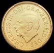 London Coins : A192 : Lot 1781 : Sovereign 2022 Queen Elizabeth II Memorial Obverse: King Charles III, Reverse: Crowned Royal Arms wi...
