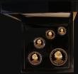 London Coins : A192 : Lot 348 : East India Company - St Helena 2019 Queen Victoria Iconic Una and the Lion 5 coin gold set comprisin...
