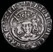 London Coins : A192 : Lot 822 : Groat Henry VII Facing Bust issue, Crown with double bar and six crockets as jewels S.2201 mintmark ...