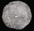 London Coins : A192 : Lot 835 : Halfcrown Charles I Tower Mint under King S2771 MM portcullis Good VF