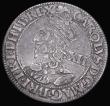 London Coins : A192 : Lot 863 : Shilling Charles I (1643) York Mint class I S2870 mm Lion, bust in scalloped lace collar. Rev EBOR a...