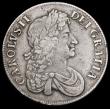 London Coins : A192 : Lot 917 : Crown 1671 Third Bust with reverse 2 No Stop After HIB and with the excessively rare VICESIMO QVARTO...