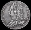 London Coins : A192 : Lot 923 : Crown 1743 Roses ESC 124, Bull 1667 Bold and Pleasant VF with an even tone