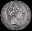 London Coins : A192 : Lot 926 : Crown 1819 LIX with the 9 of the date higher than usual GEF with an even tone, unusual and currently...