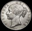 London Coins : A192 : Lot 929 : Crown 1844 Star Stops on edge ESC 280, Bull 2561 Bright aVF the rarer of the two edge types