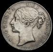 London Coins : A192 : Lot 932 : Crown 1845 Cinquefoil Stops on edge  ESC 282, Bull 2564 VF or better with a pleasant old tone