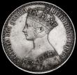 London Coins : A192 : Lot 936 : Crown 1847 Gothic UNDECIMO ESC 288, Bull 2571 EF or near so and once cleaned