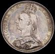 London Coins : A192 : Lot 941 : Crown 1887 ESC 296, Bull 2585 UNC or near so and richly toned