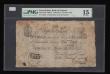 London Coins : A193 : Lot 11 : One Pound Hase 20 Dec 1825 B201C. S/N 13952,  PMG Choice Fine 15 "STAINED" desirable thus ...