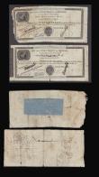 London Coins : A193 : Lot 114 : France Revolution Casse De Exchange Rouen 20 Francs Lan 12 Pick S245b (4) VG-Fine each with an Annul...