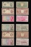 London Coins : A193 : Lot 137 : Malta (6) 10 Shillings George VI (1949) Pick 12 about Fine, 1 Pound (3) George VI (1949) Pick 22 Fin...