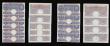 London Coins : A193 : Lot 24 : One Pound Peppiatt Blue 1940-1948 B249 (18) being 4 consecutive groups (2 runs of 5 and 2 runs of 4)...