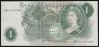 London Coins : A193 : Lot 63 : One Pound Page B323 MW19 447303 scarce last run replacement, issued 1970, UNC