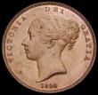 London Coins : A194 : Lot 1437 : Penny 1854 Ornamental Trident Peck 1507 UNC the date double struck