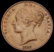 London Coins : A194 : Lot 1441 : Penny 1858 8 over 7 Peck 1516 A/UNC