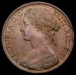 London Coins : A194 : Lot 1455 : Penny 1865 5 over 3 Freeman 51 dies 6+G Unc or near so and rare in this high grade
