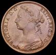 London Coins : A194 : Lot 1464 : Penny 1875 Dies 8+J Freeman 82 EF