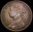 London Coins : A194 : Lot 1468 : Penny 1879 Close Date Freeman 98 dies 9+K VF, rare