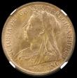 London Coins : A194 : Lot 1478 : Penny 1896 Freeman 143 dies 1+B UNC with near full lustre and graded MS63 RB by NGC