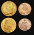 London Coins : A194 : Lot 1481 : Penny 1901 and Halfpenny 1895 both lustrous Unc