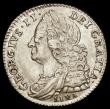 London Coins : A194 : Lot 1595 : Sixpence 1746 LIMA ESC 1618, Bull 1757 VF