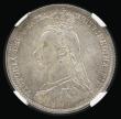 London Coins : A194 : Lot 1617 : Sixpence 1890 Bull 3280 Unc and Choice and graded MS64 by NGC