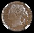 London Coins : A194 : Lot 1713 : Third Farthing 1866 Bronze Proof Peck 1927 FDC and graded PF64BN by NGC