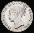 London Coins : A194 : Lot 1737 : Threepence 1859 5 and 9 double struck, ESC 2066, Bull 3394, Davies 1273 dies 1A, UNC