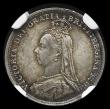 London Coins : A194 : Lot 1746 : Threepence 1888 ESC 2098 UNC with a choice tone and graded MS64 by NGC