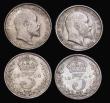 London Coins : A194 : Lot 1755 : Threepence 1904 Unc and toning and 1908 AU with a rich tone