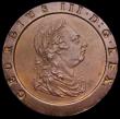 London Coins : A194 : Lot 1771 : Twopence 1797 Peck 1077 NEF/GVF the edge largely excellent with only very minor abrasions.